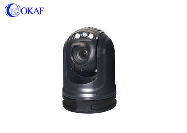 Τοποθετημένη κάμερα Ptz 360 βαθμού όχημα, μαύρη IP υψηλή ταχύτητα καμερών θόλων IP66
