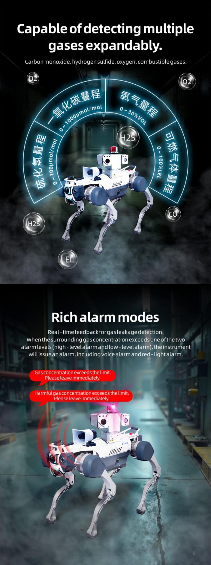 OKAF AI Παρακολούθηση αυτόνομο ρομπότ περιπολίας ασφαλείας βιομηχανικό ρομπότ φύλακα ρομπότ σκύλος έξυπνη ασφάλεια τετραπλάσιο ρομπότ 5