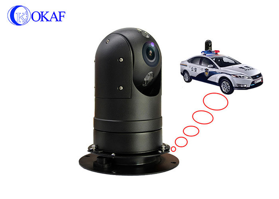 Βάνταλ Προβλήματα Οχήμα CCTV κάμερα Αστυνομικό αυτοκίνητο ρυάκι τοποθετημένη PTZ κάμερα 1080P 20x οπτικό ζουμ