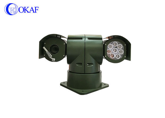 Τοποθετημένη όχημα HD PTZ κάμερα 4.0MP CCTV IP καμερών στρατιωτική