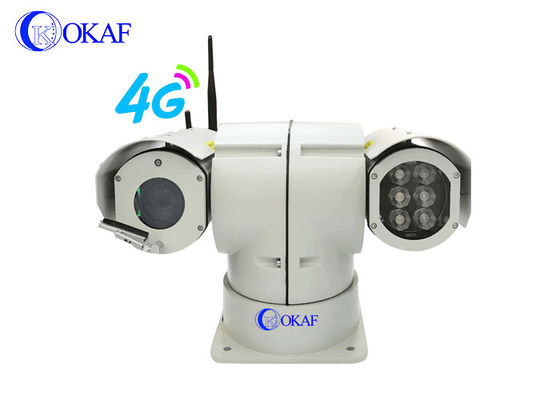 Τοποθετημένη PTZ RS485 4G όχημα κάμερα 100m IR CCTV CMOS