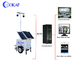 Κινητή κάμερα ρυμουλκών IP Ptz P2p CCTV επιτήρησης με τα ηλιακά πλαίσια